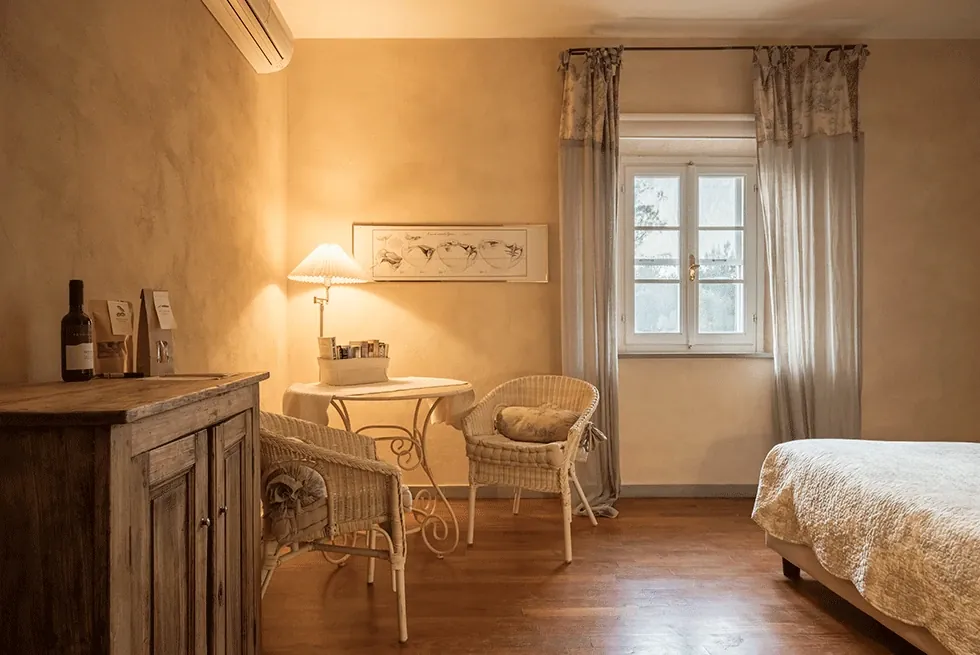Fattoria Standard Room – junior suite finestra vista mare